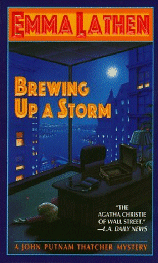 Cover of Emma lathen's Brewing Up A Storm